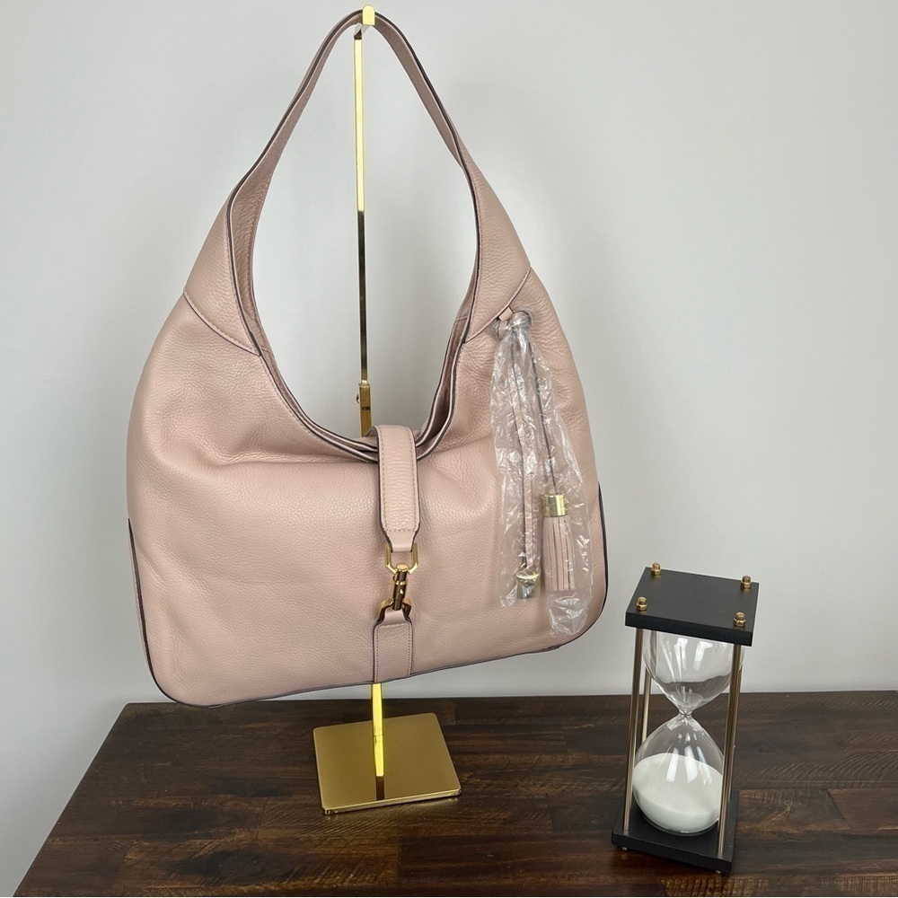 G.I.L.I. Classic Hobo Pebbled Leather in Blush. NWOT. Large #361 - Picture 2 of 12